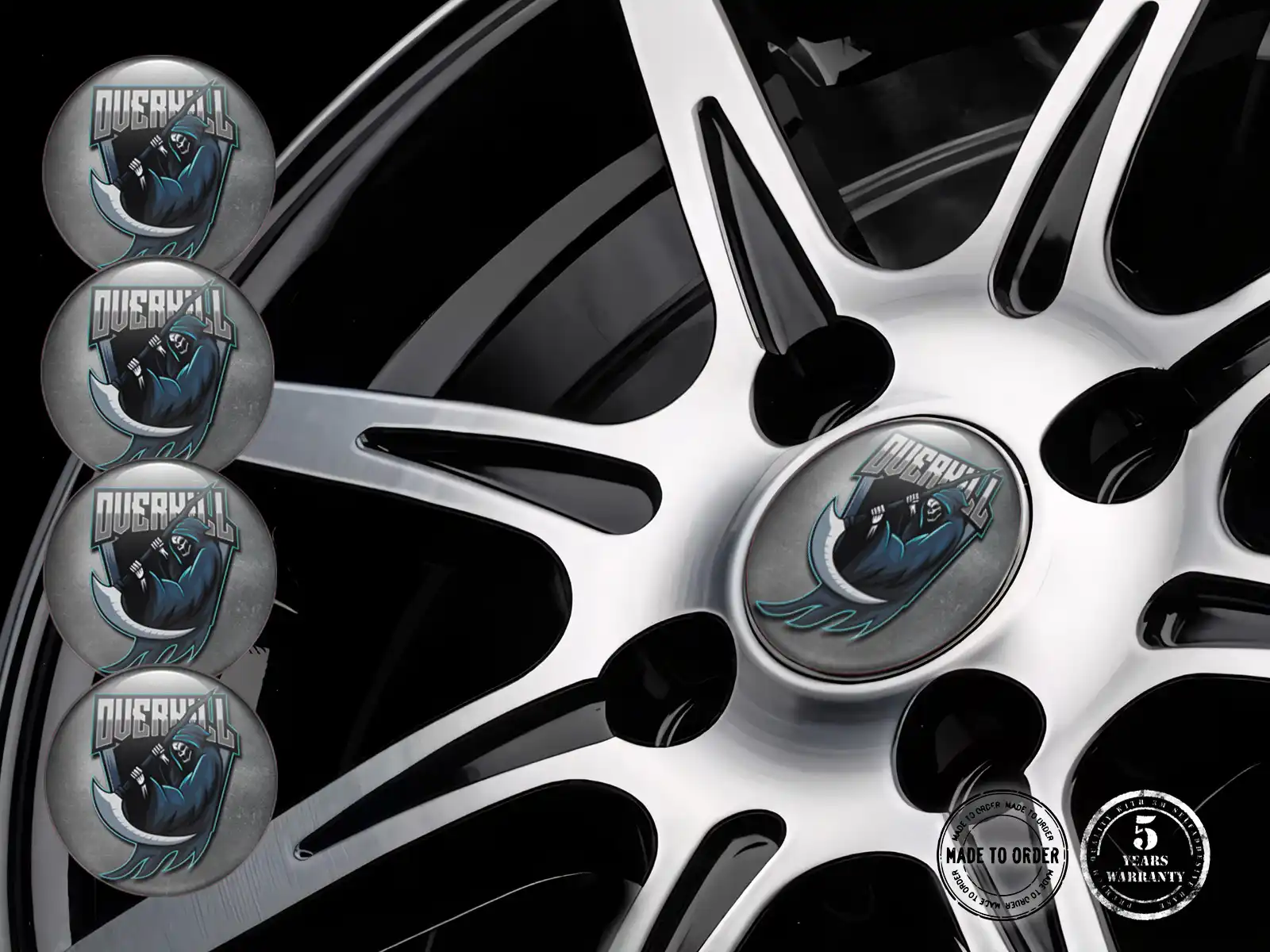 Wheel emblem Premium Finish High-End Emblems SUV